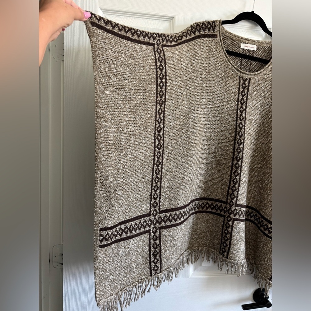 Simply Couture Brown Nordic Shrug - Picture 4 of 4